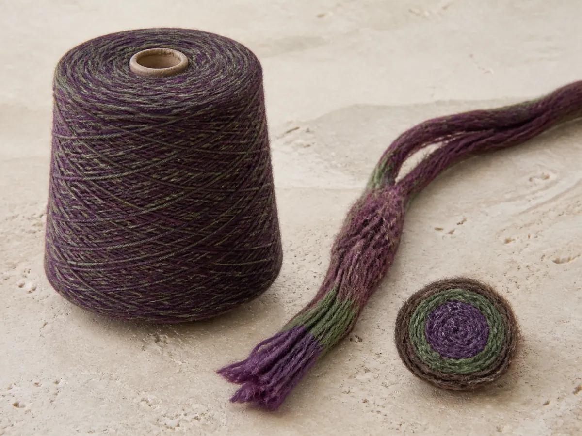Representative core and sheath yarn construction study showing covered and core-spun development directions